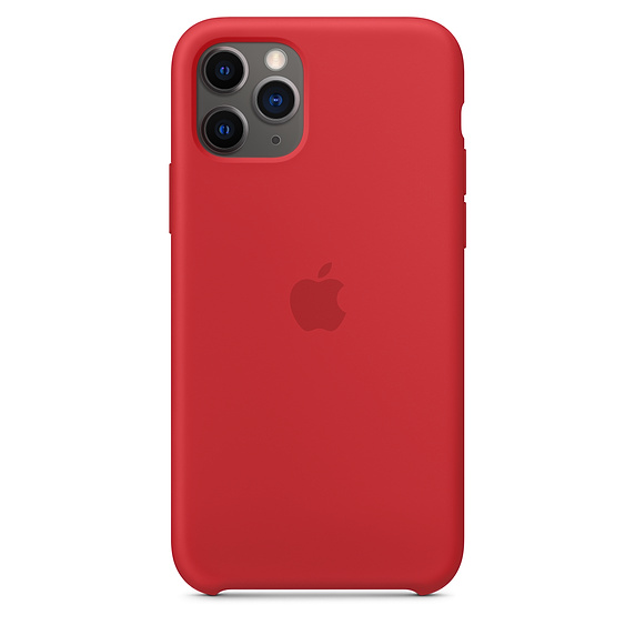 Originální kryt Silicone Case pro Apple iPhone 11 Pro, červená