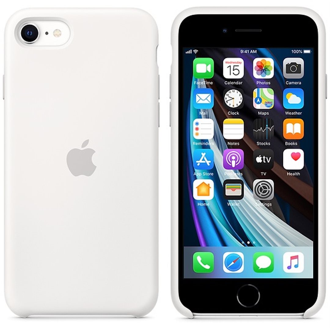 Originální kryt Silicone Case pro Apple iPhone 11, bílá