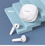 USAMS SD TWS Dual Stereo Wireless Headset BT 5.0 White