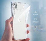 Silikonové pouzdro Forcell AntiBacterial pro Apple iPhone 11 Pro, transparentní 