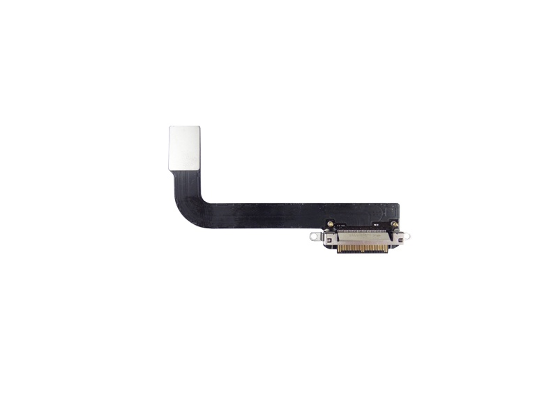 Nabíjací Konektor + Flex Kábel Black pre Apple iPad 3