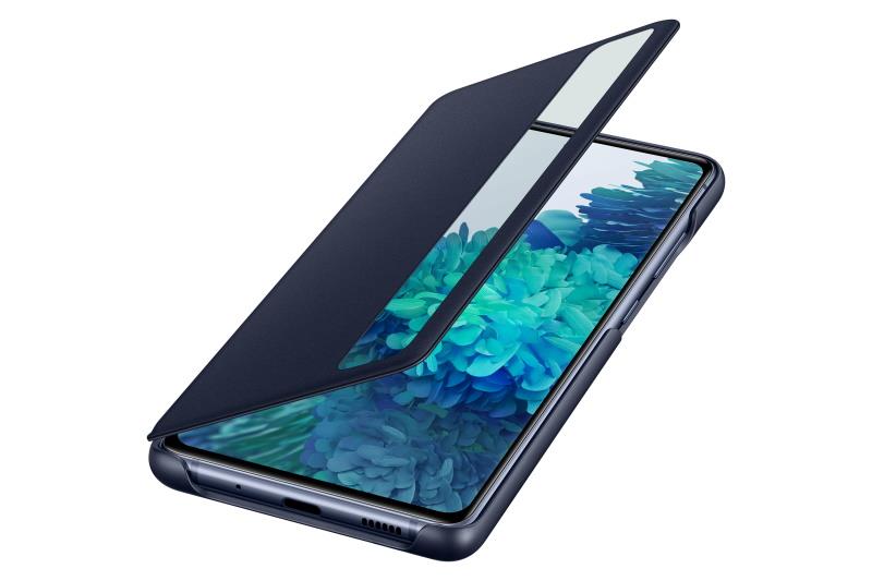 Flipové pouzdro Samsung Clear View Cover pro Samsung Galaxy S20 FE, námořní modrá
