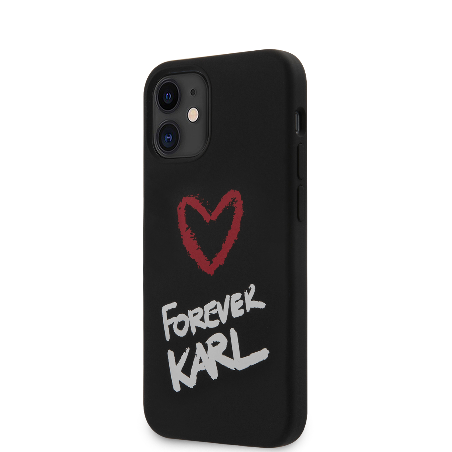 Karl Lagerfeld Forever silikonový kryt KLHCP12SSILKRBK Apple iPhone 12 mini black
