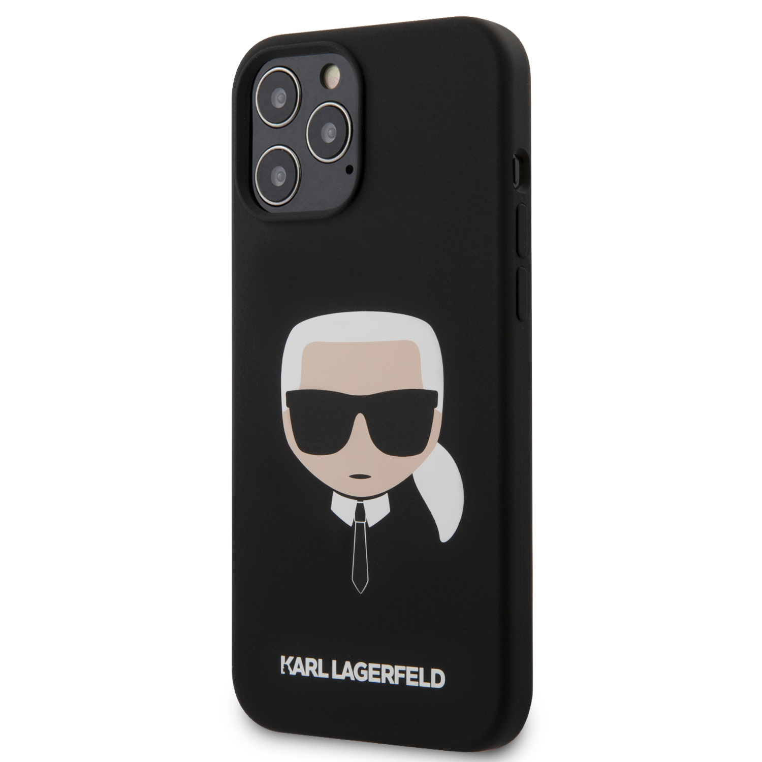Karl Lagerfeld Head silikonový kryt KLHCP12LSLKHBK Apple iPhone 12 Pro Max black