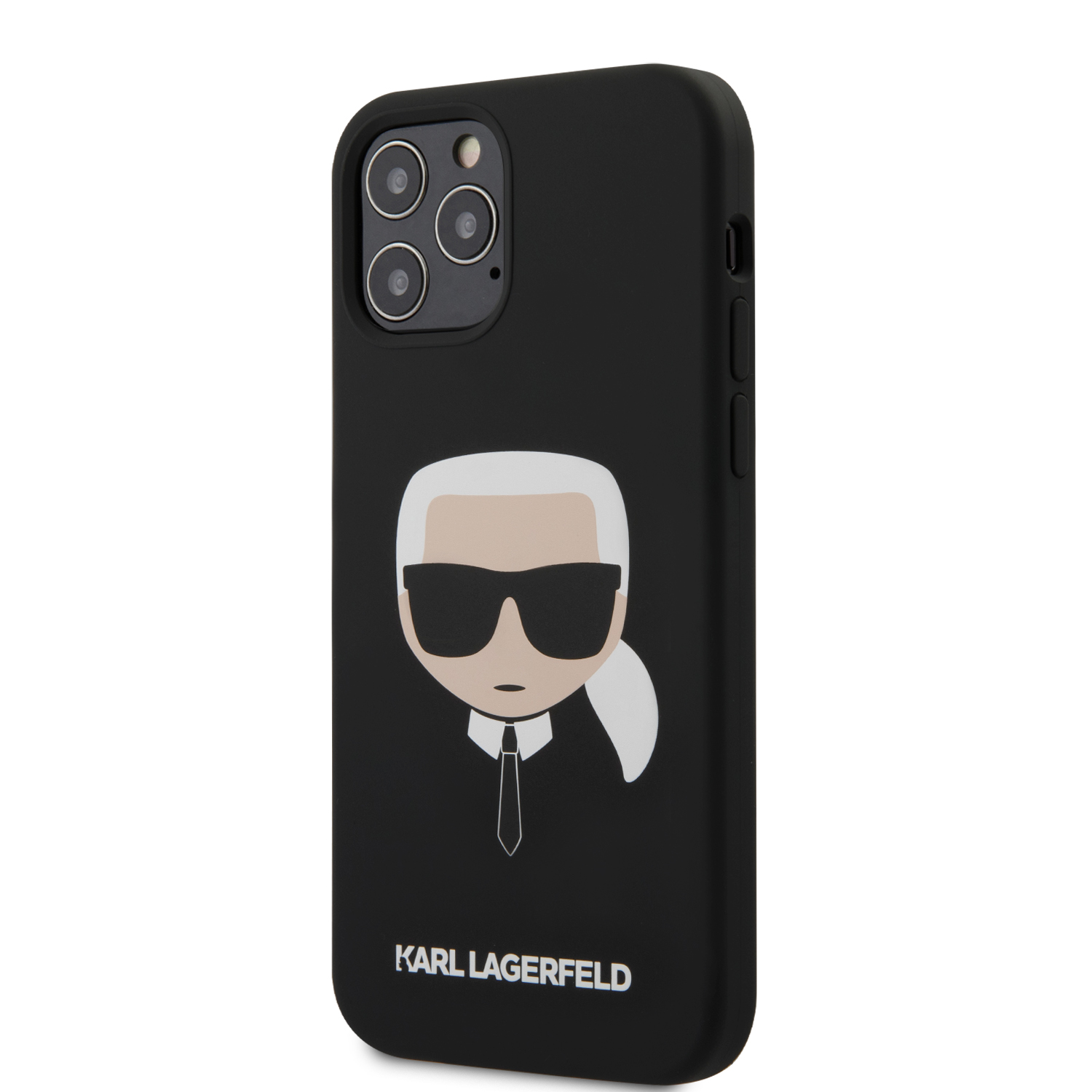 Karl Lagerfeld Head silikonový kryt KLHCP12MSLKHBK Apple iPhone 12/12 Pro black