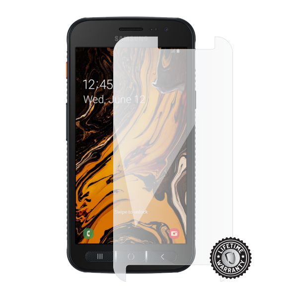 Ochranné sklo Screenshield pre Samsung Galaxy Xcover 4s, (full COVER black)