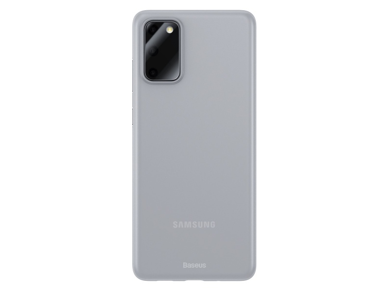 Baseus Wing silikonový kryt, pouzdro, obal na Samsung Galaxy S20 white