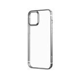 Ochranné pouzdro Baseus Shining Case Anti-fall pro Apple iPhone 12, transparentní stříbrná