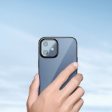 Ochranné pouzdro Baseus Shining Case Anti-fall pro Apple iPhone 12, transparentní černá