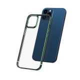 Ochranné pouzdro Baseus Shining Case Anti-fall pro Apple iPhone 12 Pro, transparentní zelená