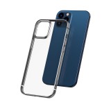 Ochranné pouzdro Baseus Shining Case Anti-fall pro Apple iPhone 12 Pro Max, transparentní stříbrná