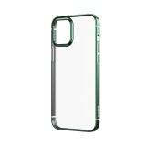 Ochranné pouzdro Baseus Shining Case Anti-fall pro Apple iPhone 12 Pro Max, transparentní zelená
