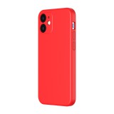 Silikonové pouzdro Baseus Liquid Silica Gel Protective Case pro Apple iPhone 12 Mini, červená