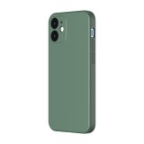 Silikonové pouzdro Baseus Liquid Silica Gel Protective Case Apple iPhone 12 Mini, zelená