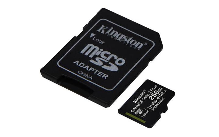 Pamäťová karta Kingston Micro 256GB Class 10 UHS-I s adaptérom SD2
