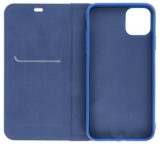 Forcell Luna Carbon flipové pouzdro, obal, kryt Apple iPhone 12/12 Pro navy pro Apple iPhone 12, 12 Pro, modrá