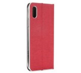 Forcell Luna Silver flipové pouzdro, obal, kryt Apple iPhone 12 Pro Max red