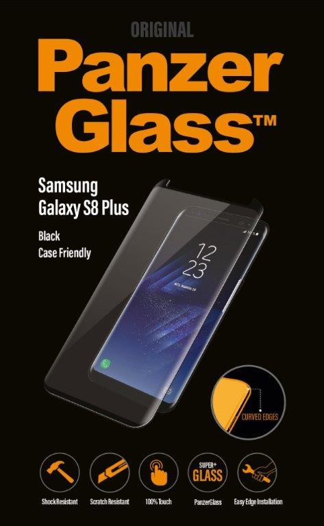 Ochranné sklo displeje PanzerGlass Edge to Edge pro Samsung Galaxy S8 plus, černá
