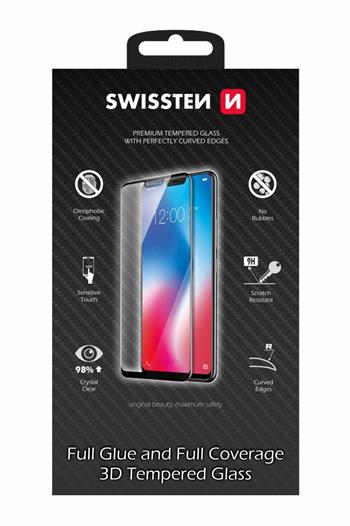 Tvrzené sklo Swissten Ultra Durable 3D Full Glue Glass pro Xiaomi Redmi 9C, černá 