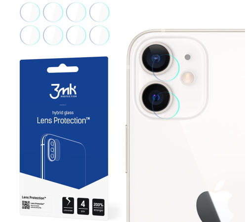Hybridné sklo 3mk Lens ochrana kamery pre Apple iPhone 12