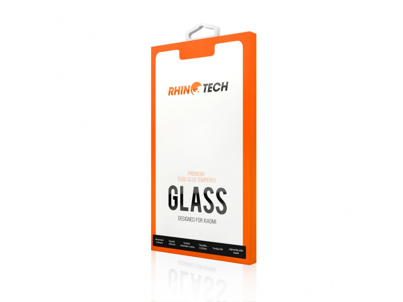 RhinoTech 2 tvrzené ochranné sklo 2.5D pro Xiaomi Redmi Note 9 Pro (Full Glue), černá