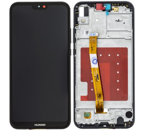 LCD + dotyk + rámček pre Huawei P20 Lite, black