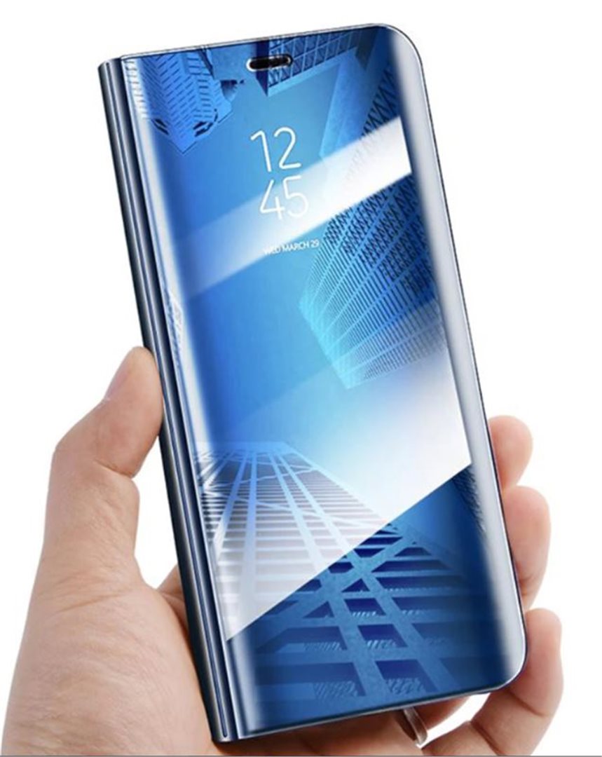 Cu-Be Clear View flipové pouzdro, obal, kryt Samsung Galaxy J3 2016 blue