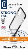 Cellularline Tetra Force Shock-Twist pouzdro Apple iPhone 12 Pro Max transparent