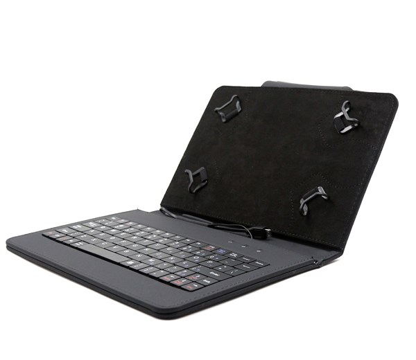 C-TECH univerzální pouzdro, obal, kryt s klávesnicí pro 7"-7.85" tablety black