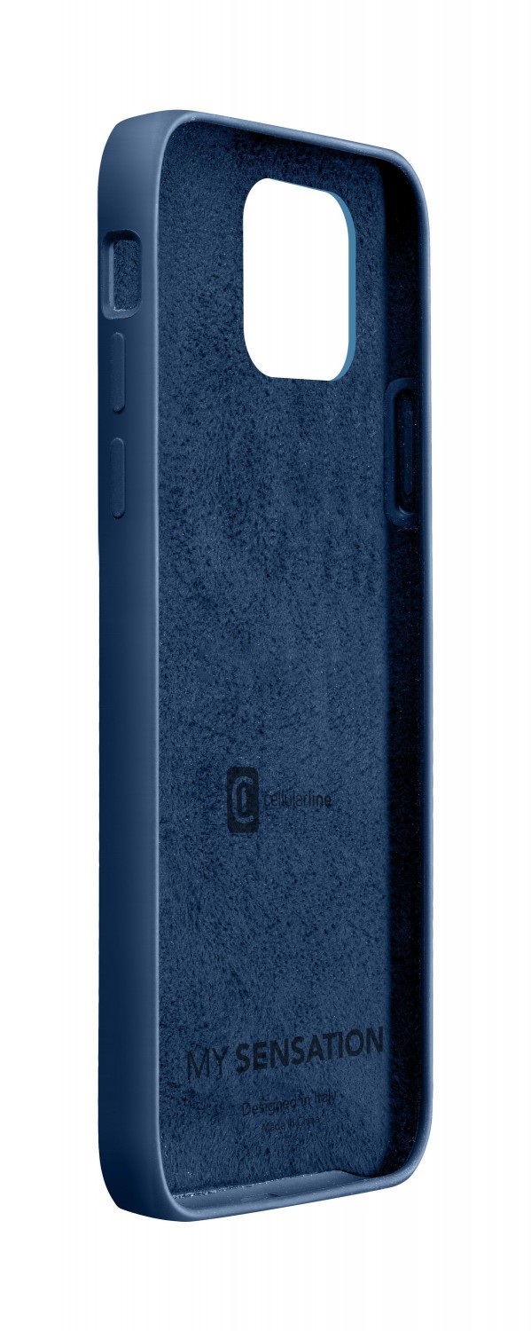 Cellularline Sensation silikonový kryt, pouzdro, obal Apple iPhone 12 mini blue