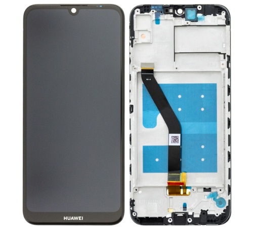 LCD + dotyk + rámček pre Huawei Y6s, black