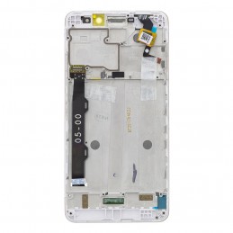 LCD + dotyk + predný kryt pre Lenovo K6 Note, gold