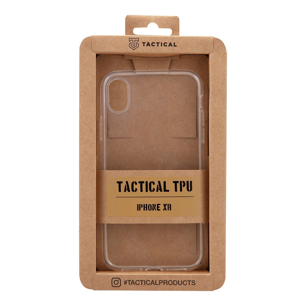 Tactical silikonové pouzdro, obal, kryt Apple iPhone XR transparent 