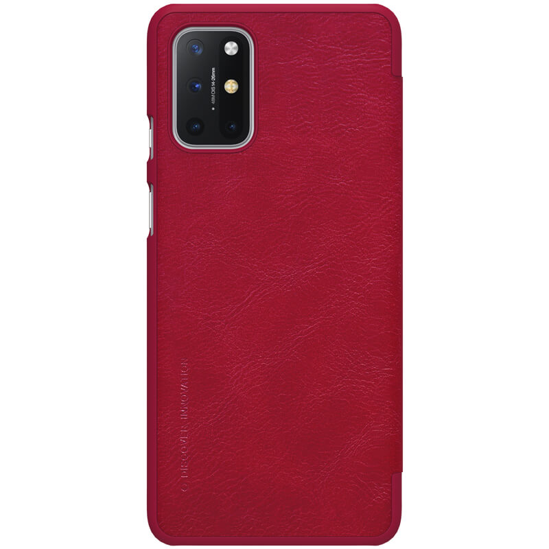 Nillkin Qin flipové pouzdro, obal, kryt pro OnePlus 8T red