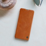 Nillkin Qin flipové pouzdro, obal, kryt pro Samsung Galaxy M51 brown