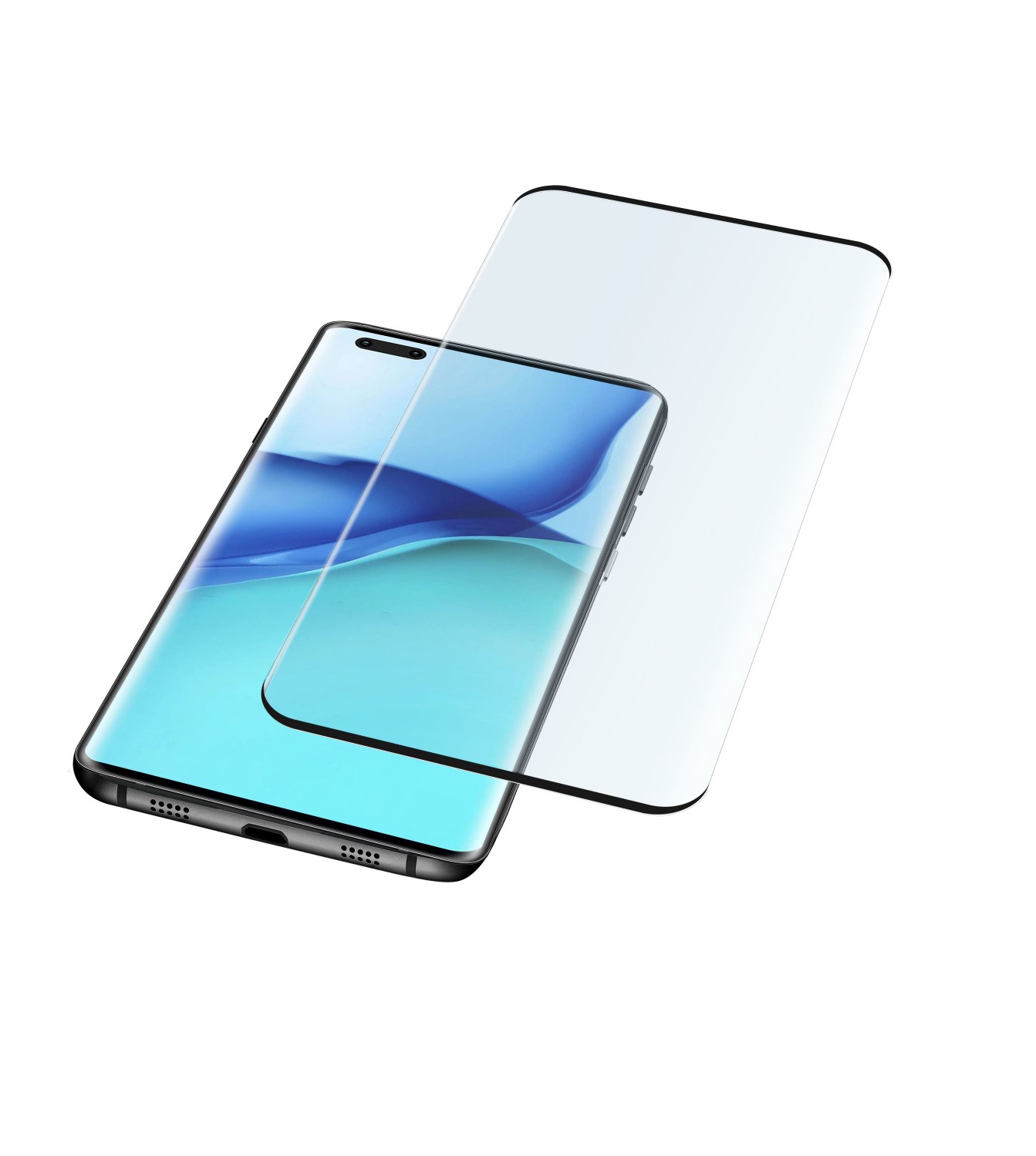 Tvrzené sklo Cellularline Glass na Huawei Mate 40 Pro black