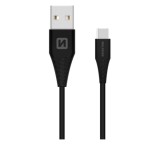 Datový kabel SWISSTEN USB / USB-C 3.1 (7mm) black 1,5m 