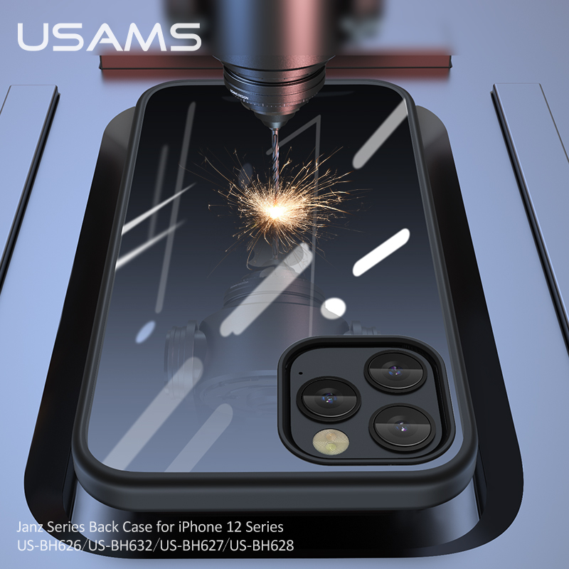 Zadní kryt, pouzdro, obal USAMS US-BH628 Janz Series Apple iPhone 12 Pro Max black