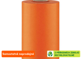 Darčekový kraftový papier, oranžová.