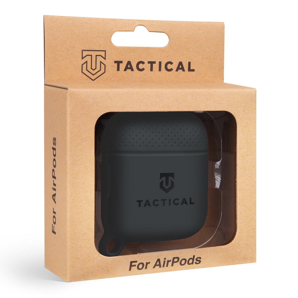 Tactical Velvet Smoothie silikonový kryt, pouzdro, obal pro Apple AirPods asphalt