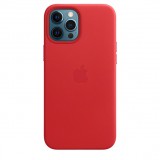 Apple kožený kryt, pouzdro, obal s MagSafe Apple iPhone 12 Pro Max product red