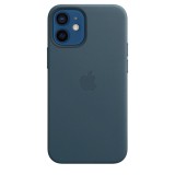 Apple kožený kryt, pouzdro, obal s MagSafe Apple iPhone 12 mini baltic blue
