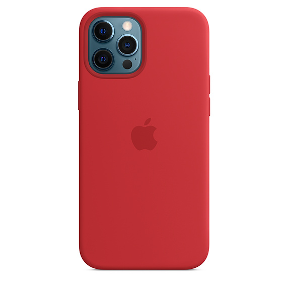Apple silikonový kryt, pouzdro, obal s MagSafe Apple iPhone 12 Pro Max product red