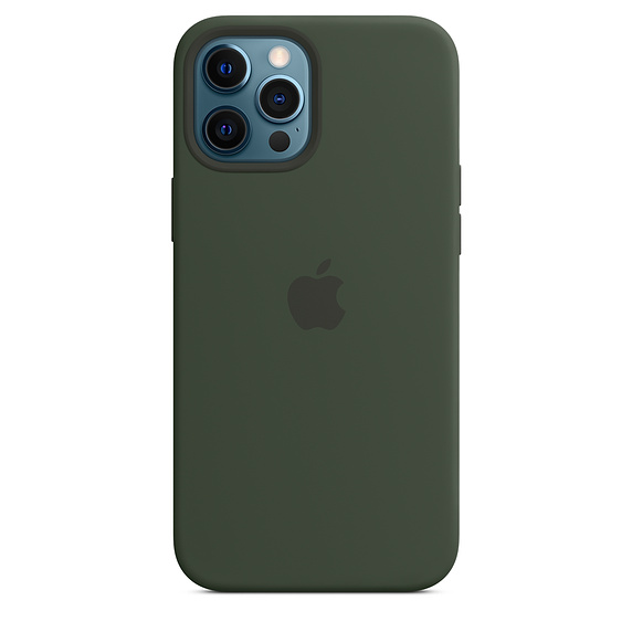 Apple silikonový kryt, pouzdro, obal s MagSafe Apple iPhone 12 Pro Max cyprus green