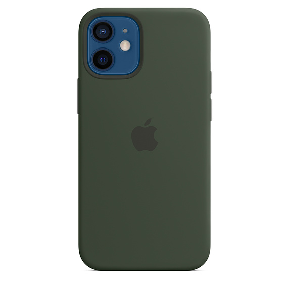 Apple silikonový kryt, pouzdro, obal s MagSafe Apple iPhone 12 mini cyprus green