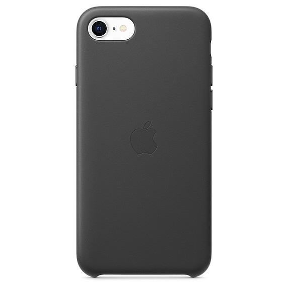Apple kožený kryt, pouzdro, obal Apple iPhone SE 2020 black