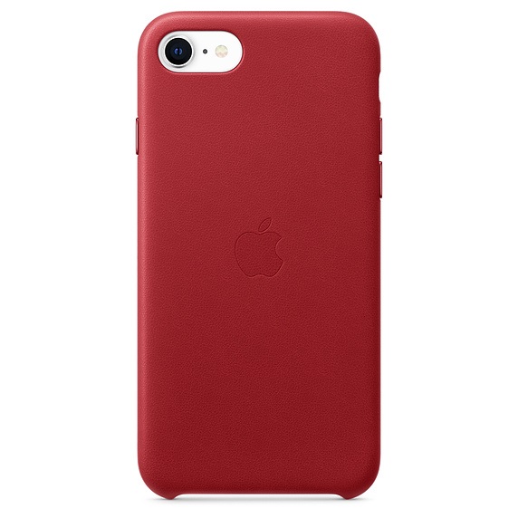 Apple kožený kryt, pouzdro, obal Apple iPhone SE 2020 product red 