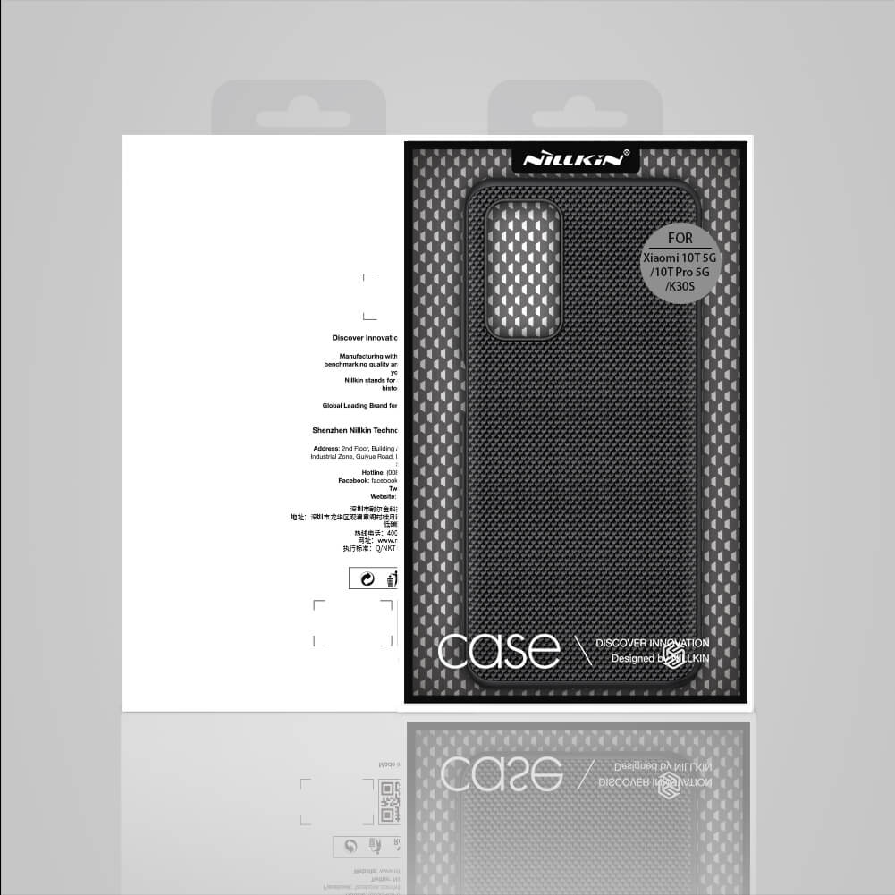 Zadní kryt Nillkin Textured Hard Case pro Xiaomi Mi 10T/10T Pro, černá