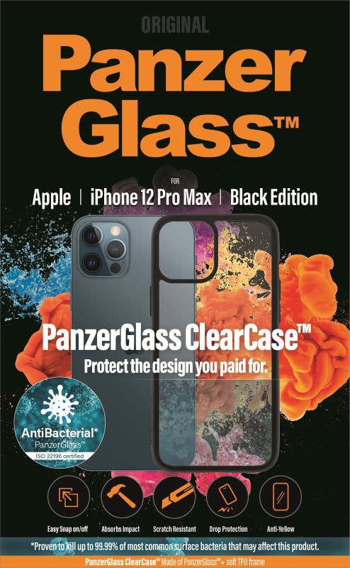 Ochranný kryt PanzerGlass ClearCase pro Apple iPhone 12 Pro Max, čirá