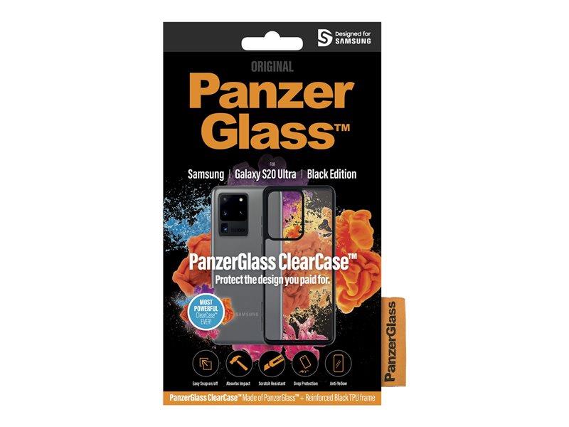 Ochranný kryt PanzerGlass ClearCase pro Samsung Galaxy S20 Ultra, černá